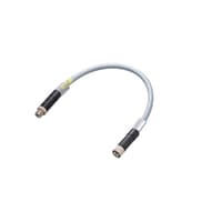 NQ-P8C03 - M12 female - M12 male power supply cable 0.3 m