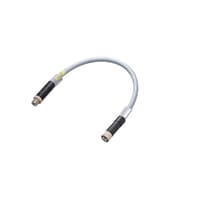 NQ-P8C03 - M12 female - M12 male power supply cable 0.3 m