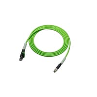 OP-88448 - M8 male - RJ45 Ethernet cable 2 m