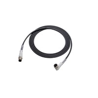 OP-88455 - M12 female 4 pin - M12 male 4 pin L-shaped cable 2 m