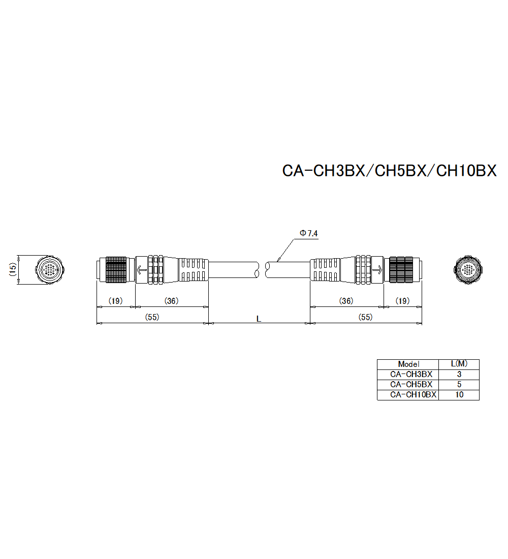 CA-CH3BX/5BX/10BX Dimension