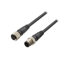 FD-HCC10 - M12 power supply cable 8-pin female to 4-pin male PVC 10 m