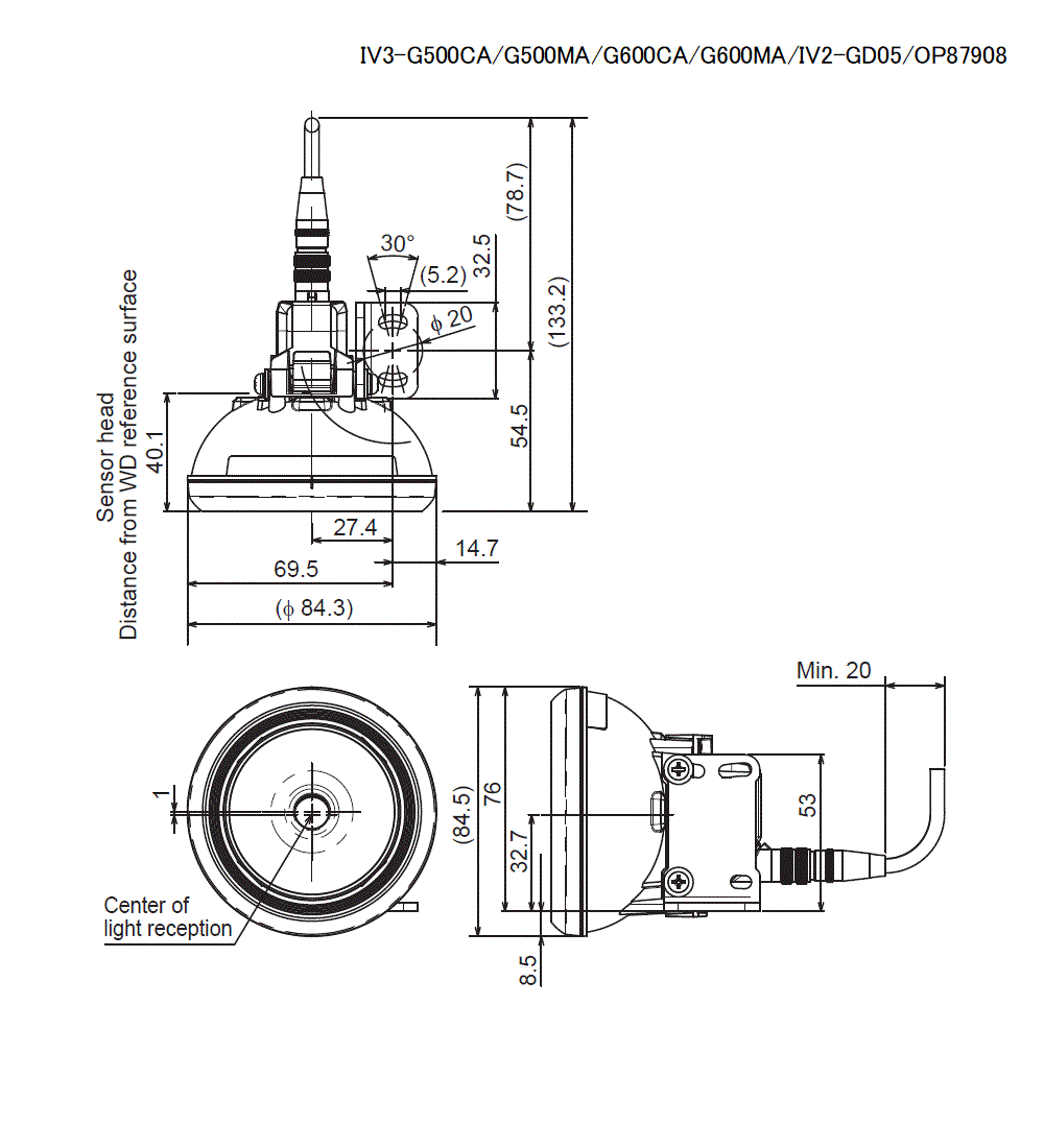 IV3-G/GD05/OP-87908 Dimension