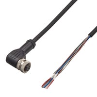GS-P8L3 - M12 L-shaped connector type Standard cable Standard type (8-pin) 3 m