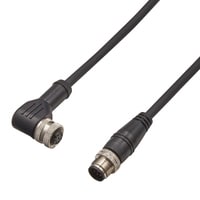 GS-P12LC1 - M12 L-shaped connector type Extension cable Advanced function type (12-pin) 1 m