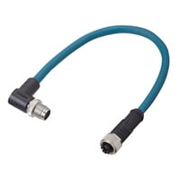 OP-88825 - Conversion cable for Ethernet cable, M12 X-coded 8-pin, Right-angled