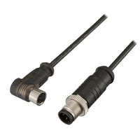 OP-89132 - M8 3-pin Cable for built-in amplifier connector / Cable for amplifier relay connector With LED (PNP only) 5 m