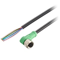 OP-87586 - Oil-resistant Power Cable, L-shaped, 2 m