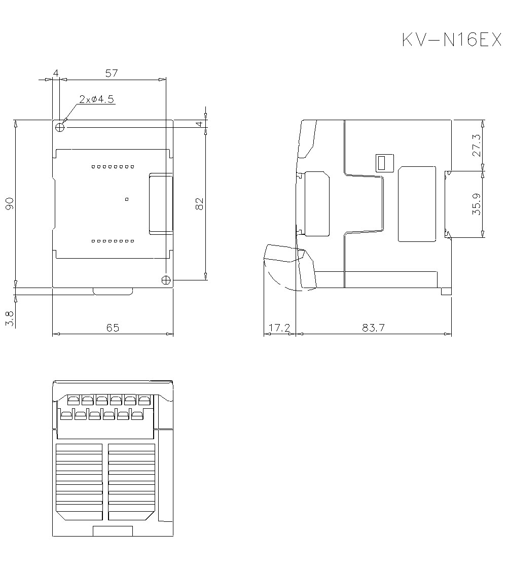 KV-N16EX Dimension