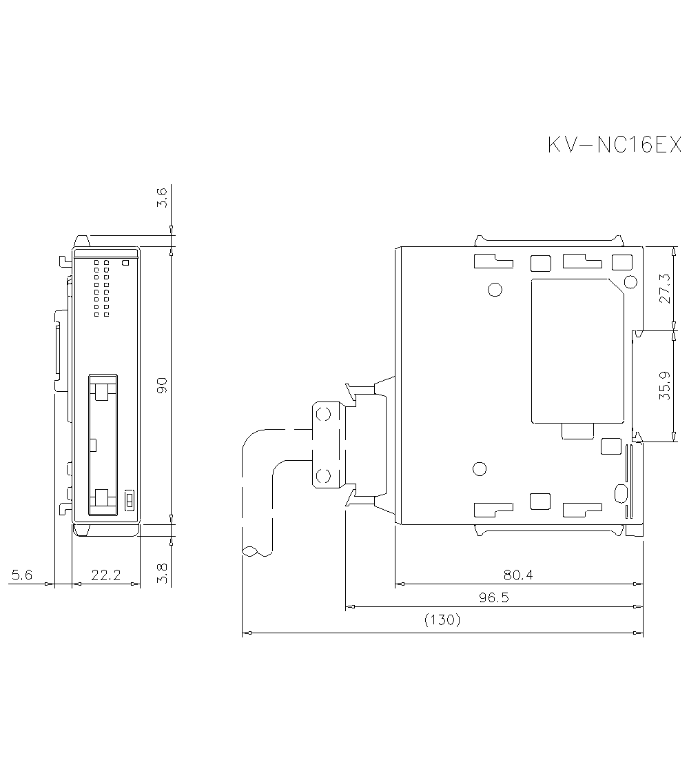 KV-NC16EX Dimension