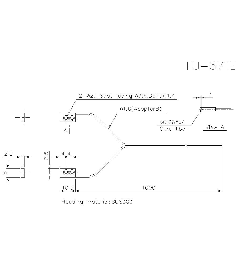 FU-57TE Dimension