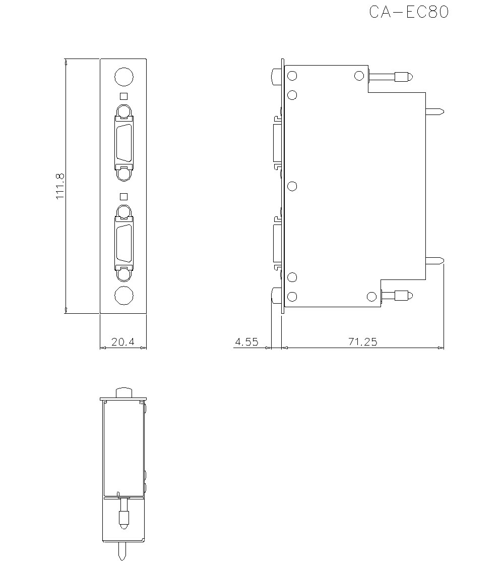 CA-EC80 Dimension