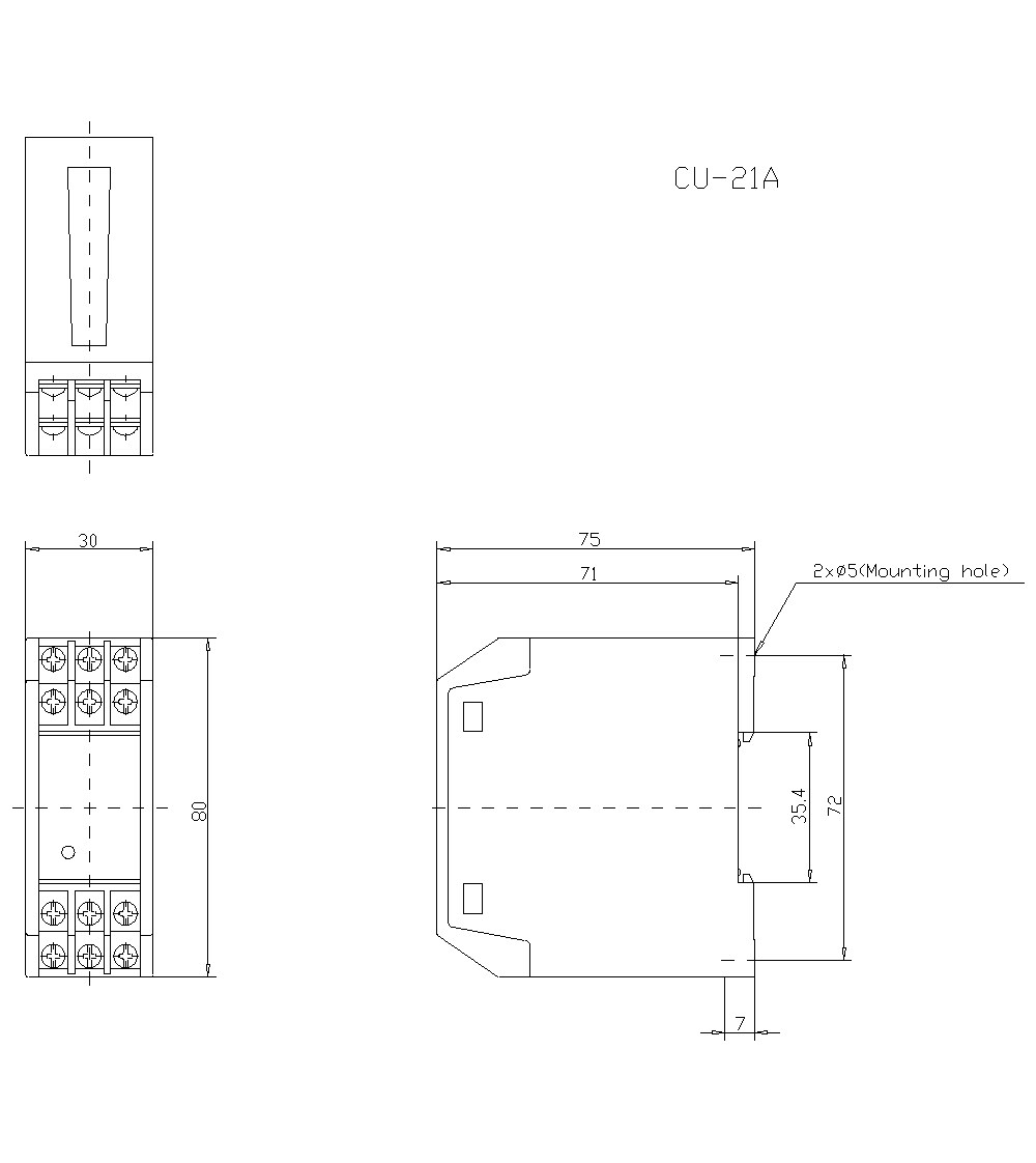 CU-21A Dimension