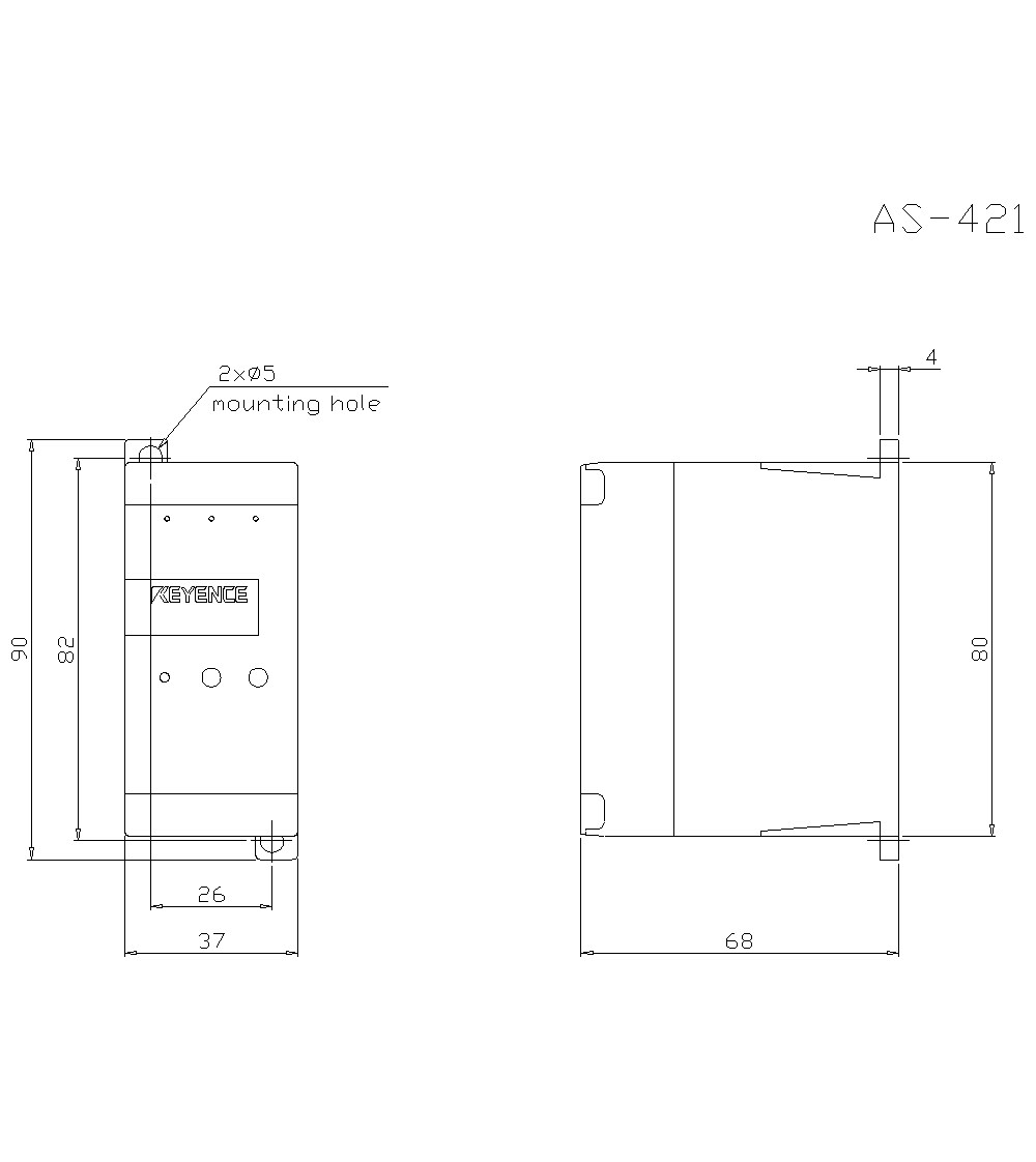 AS-421A Dimension