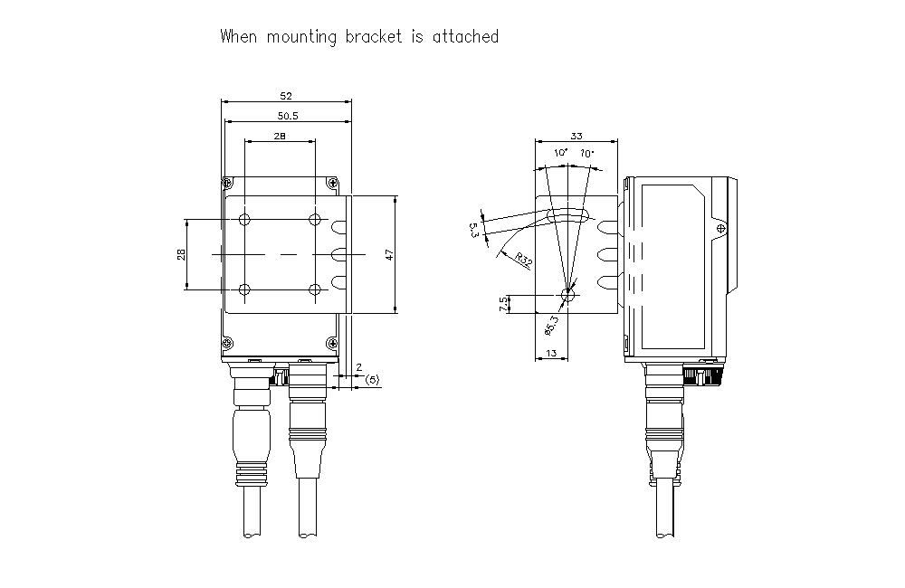 SR-1000/1000W Dimension