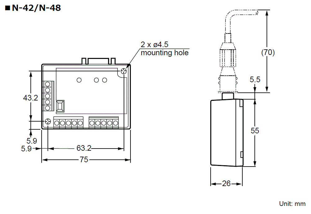 N-42/N-48 Dimension