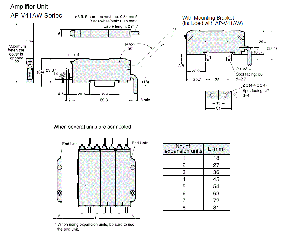 AP-V41AW Dimension