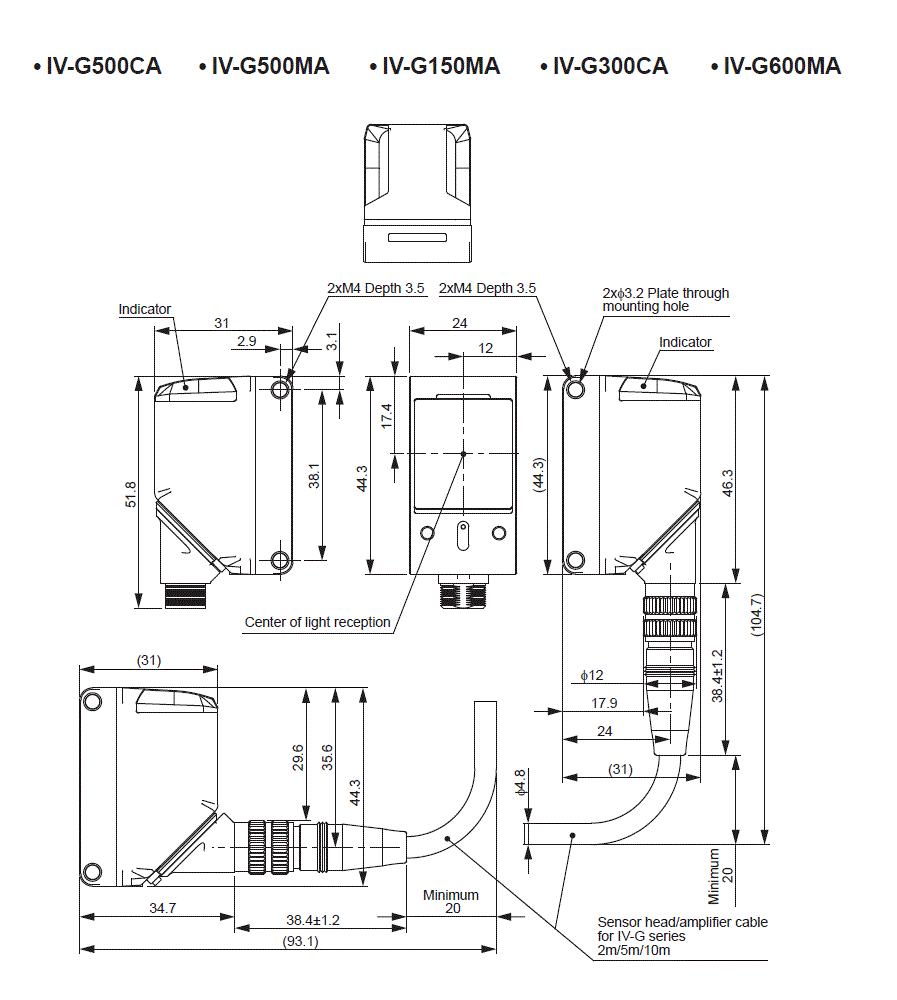 IV-G(CAMERA) Dimension