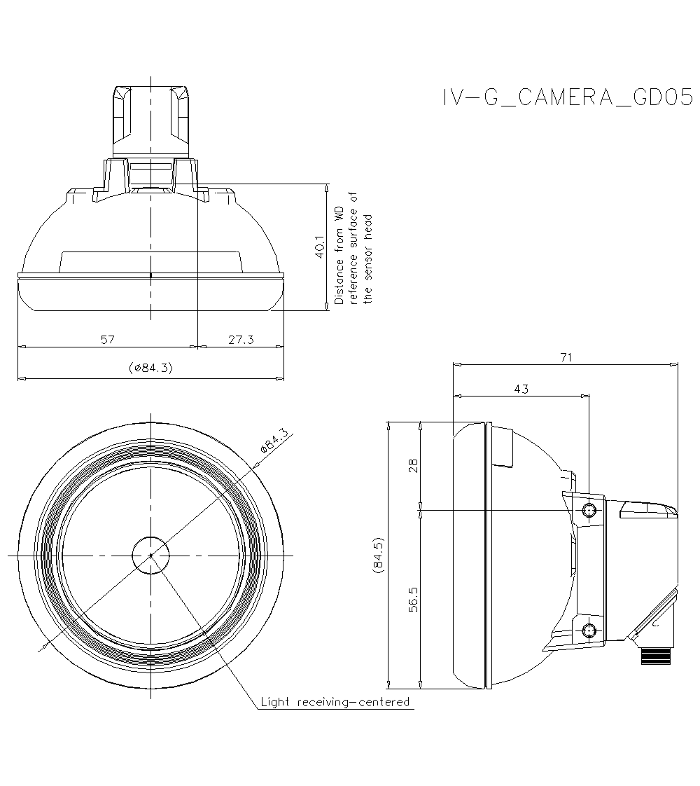 IV-G(CAMERA)/GD05 Dimension