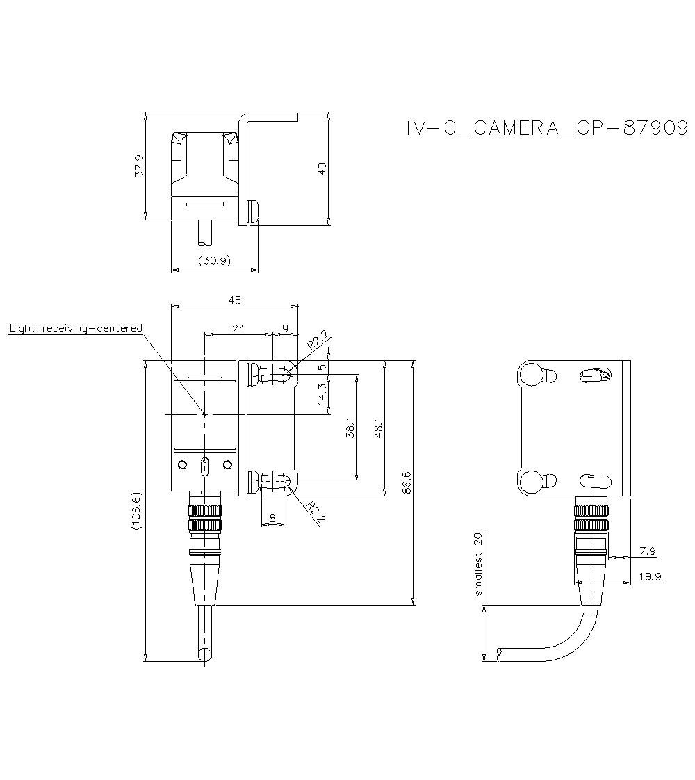 IV-G(CAMERA)/OP-87909 Dimension