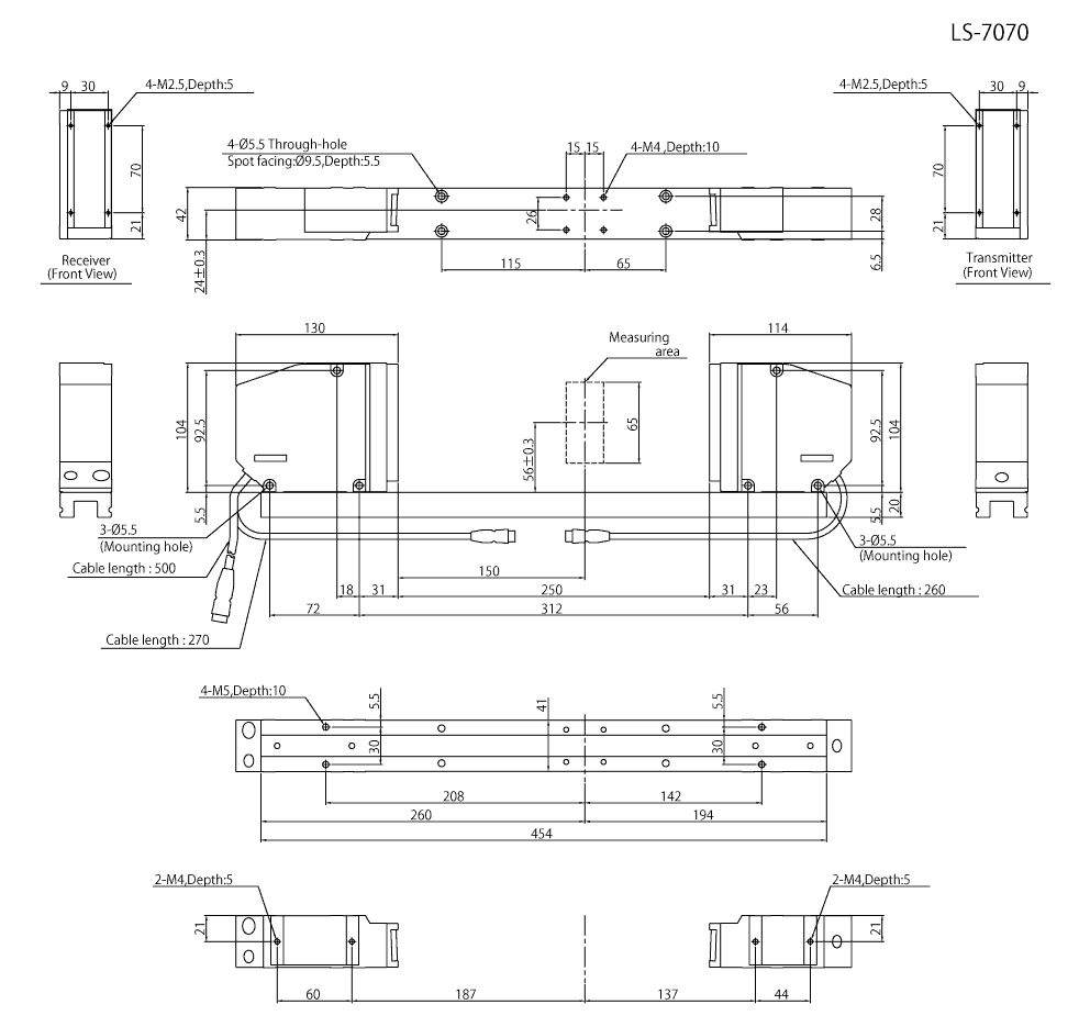 LS-7070 Dimension