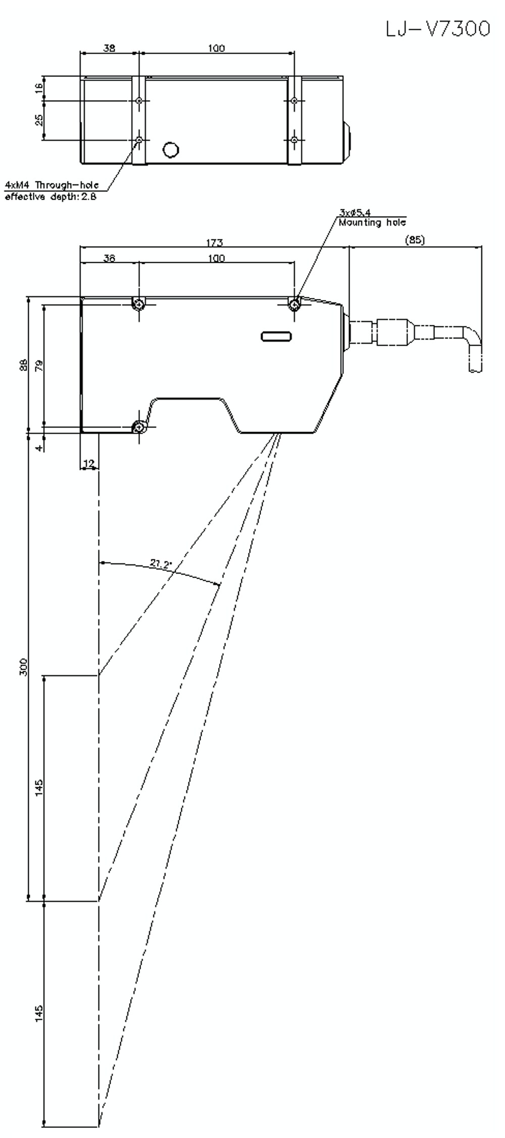 LJ-V7300 Dimension