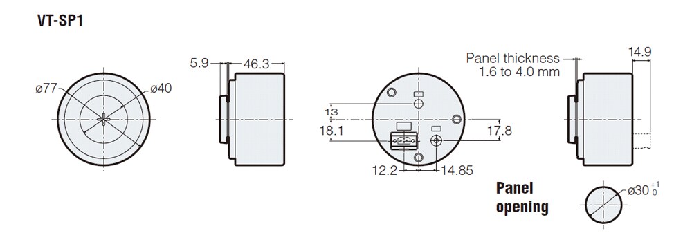 VT-SP1 Dimension