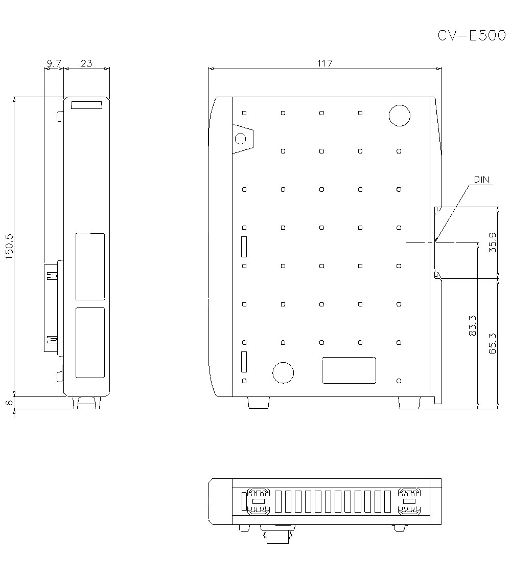 CV-E500 Dimension