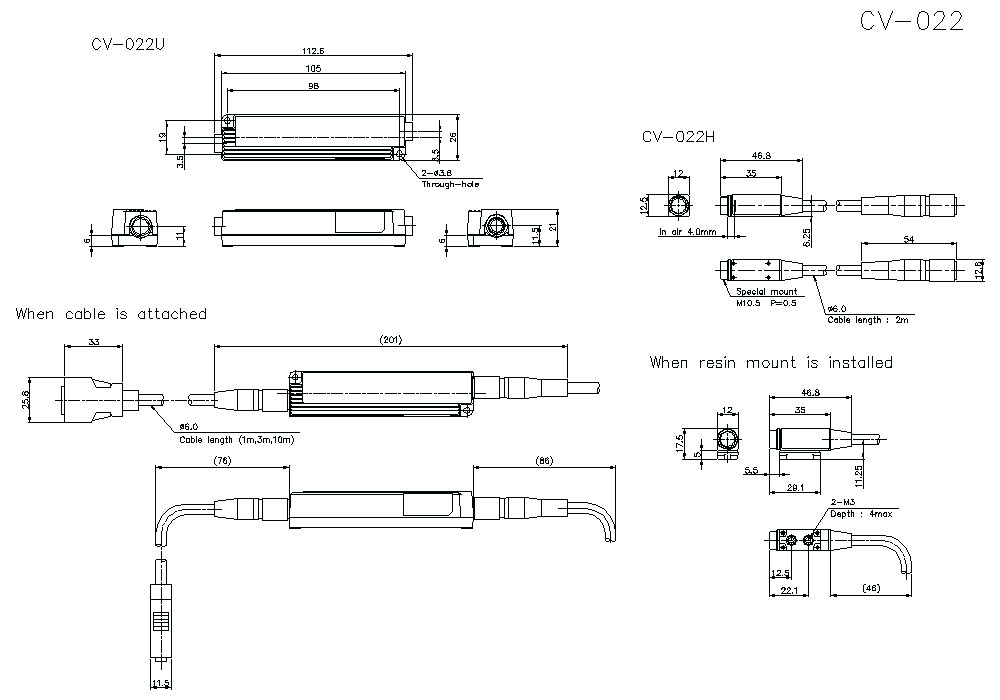 CV-022/2 Dimension