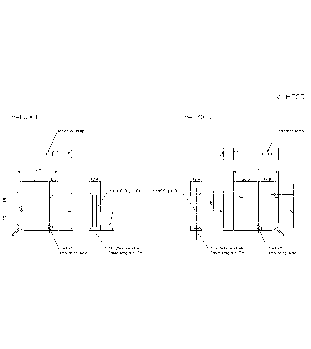 LV-H300 Dimension