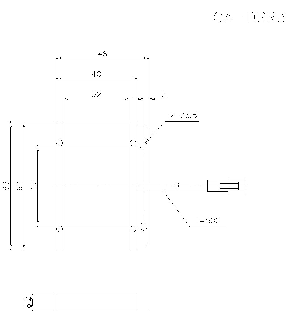 CA-DSR3 Dimension