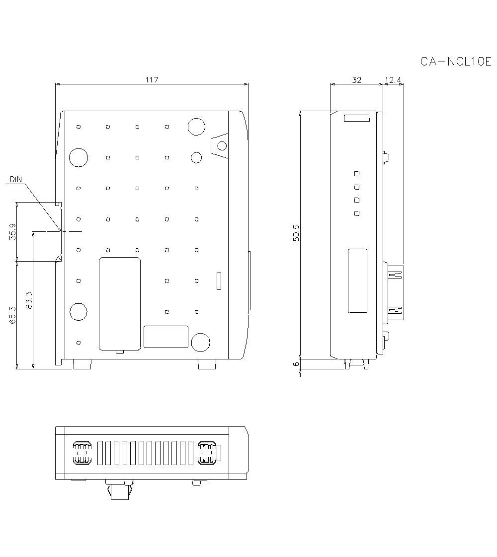 CA-NCL10E Dimension