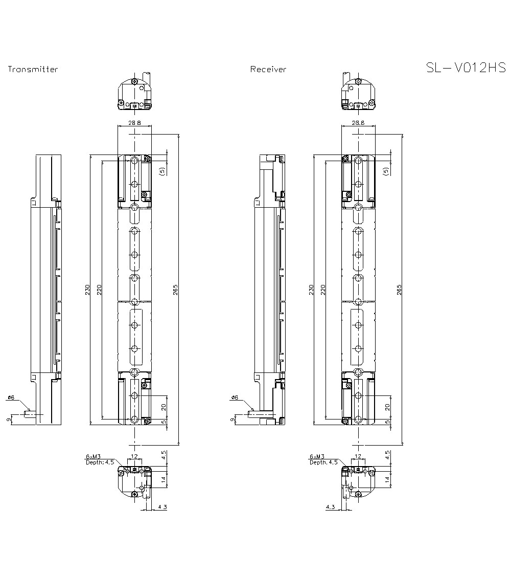 SL-V12HS Dimension