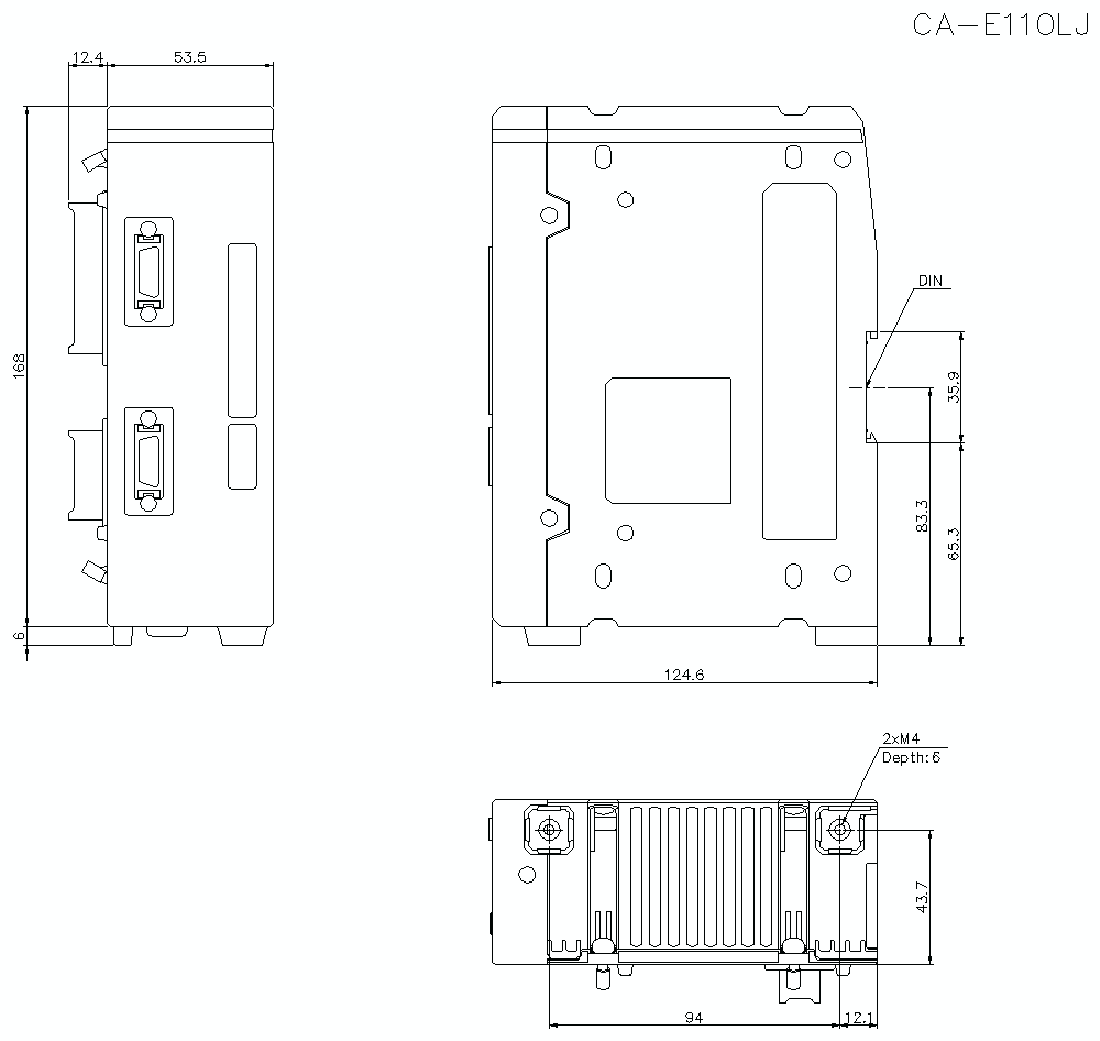 CA-E110LJ Dimension
