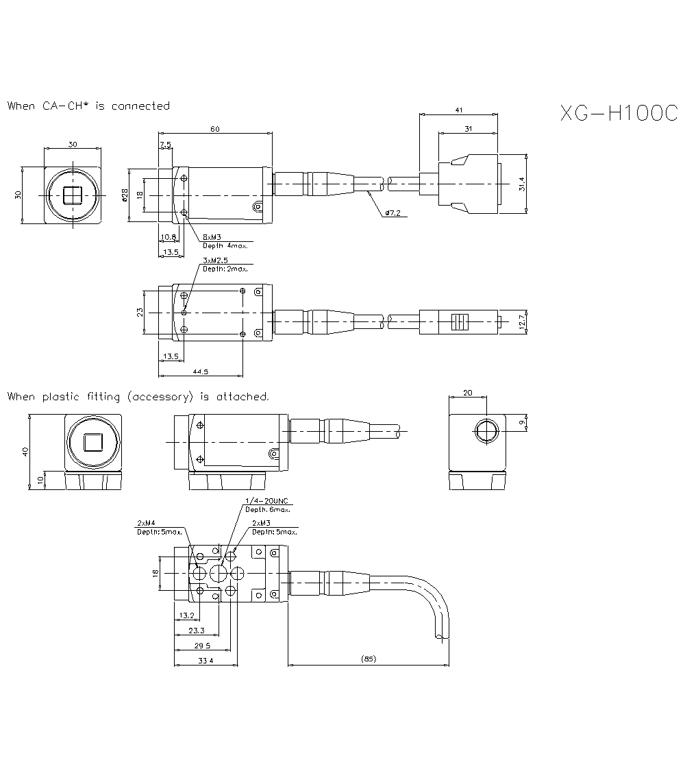 XG-H100C Dimension