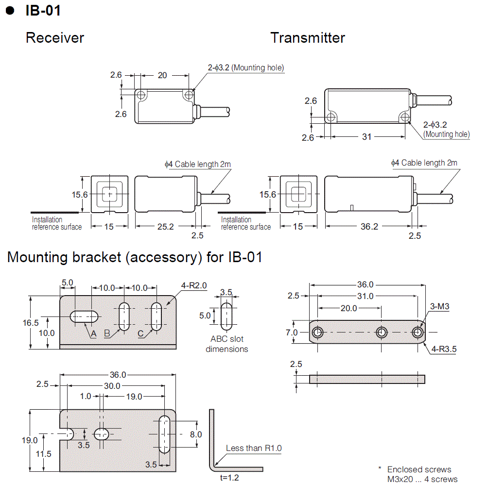 IB-01 Dimension