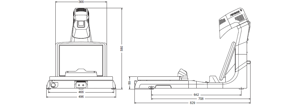 XM-1200/T1200 Dimension