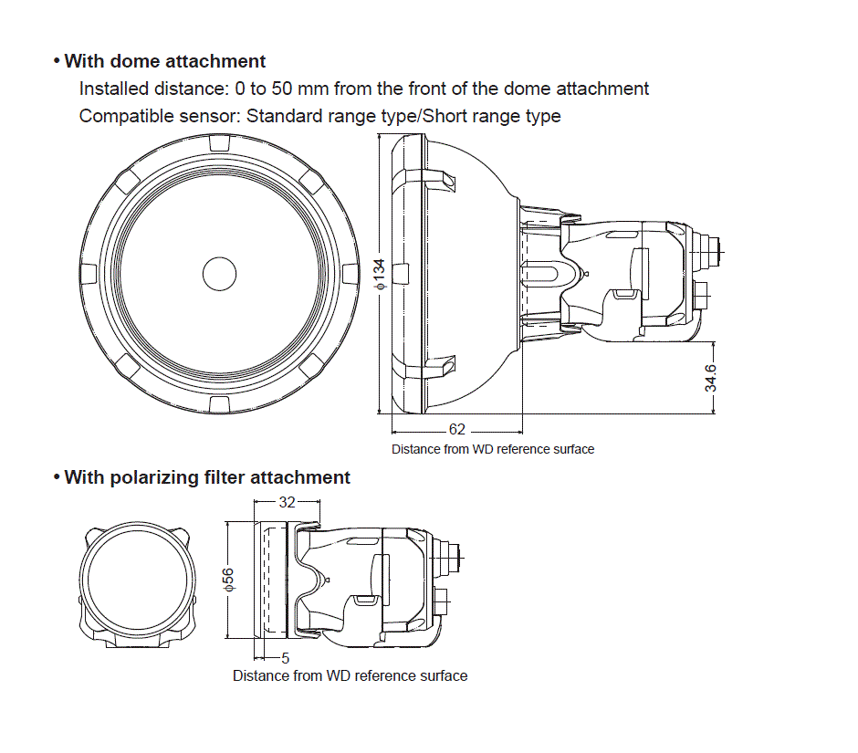 IV-150M/150MA/500C/500CA/500M/500MA/2000M/2000MA Dimension