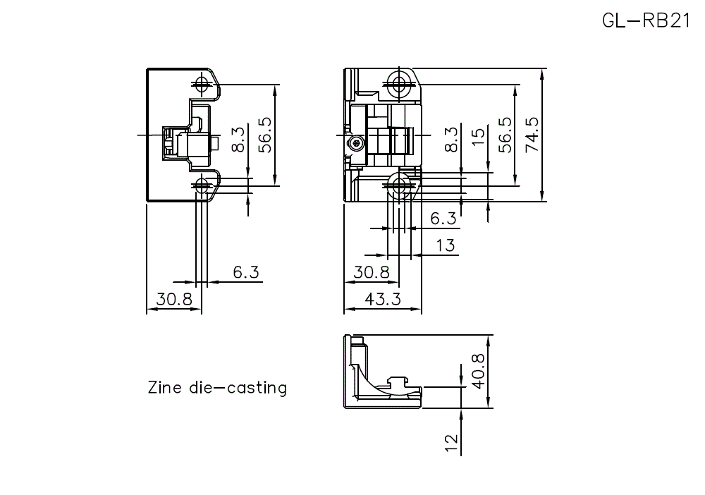 GL-RB21 Dimension