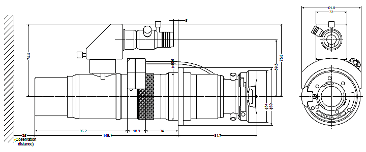 VH-Z100T Dimension