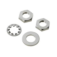 OP-2424 - M6 Nut Set (Nut x 2, Washer x 1, Crow Washer x 1)