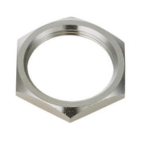 OP-3053 - M30 Nut, Brass Nickel Plated