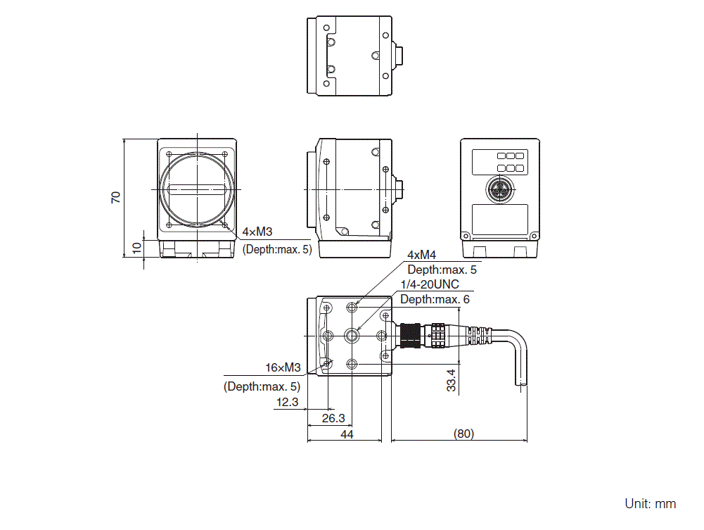 CA-HL08MX_02 Dimension