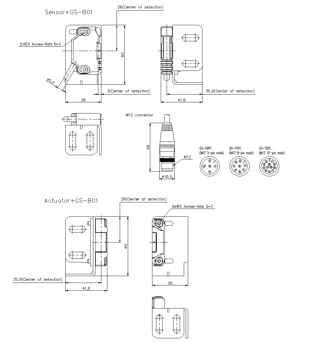 GS-1XPC/GS/B01_02 Dimension