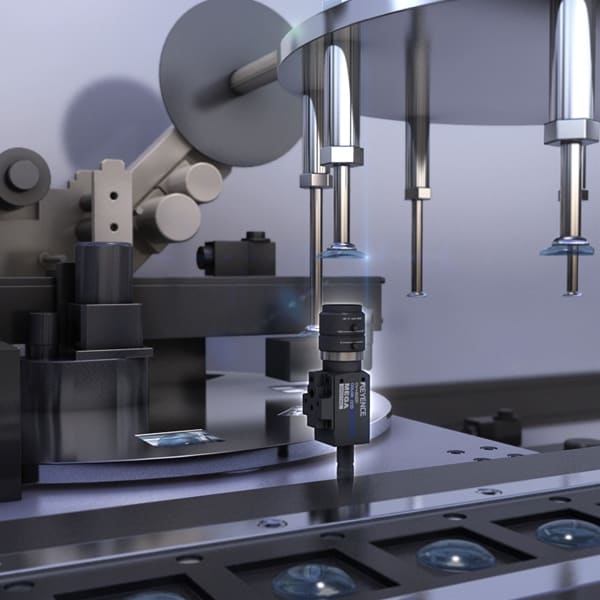 Measuring the rotation angle of a D-cut camera lens