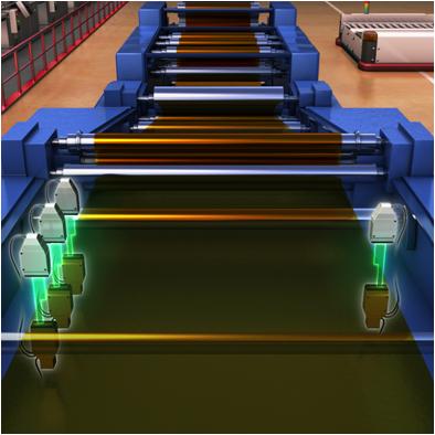 Camber measurement of web material